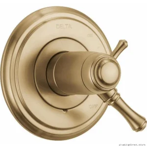 Champagne Bronze Cassidy TempAssure Series Valve Trim