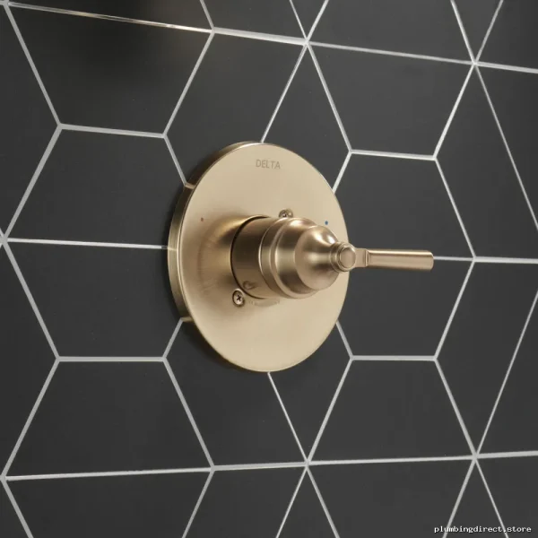 Champagne Bronze Delta Valve Trim by Saylor Monitor 14 Series T14035-CZ - Image 2