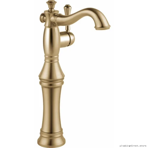 Champagne Bronze Modern Vessel Sink Faucet by Cassidy – Model #Delta
