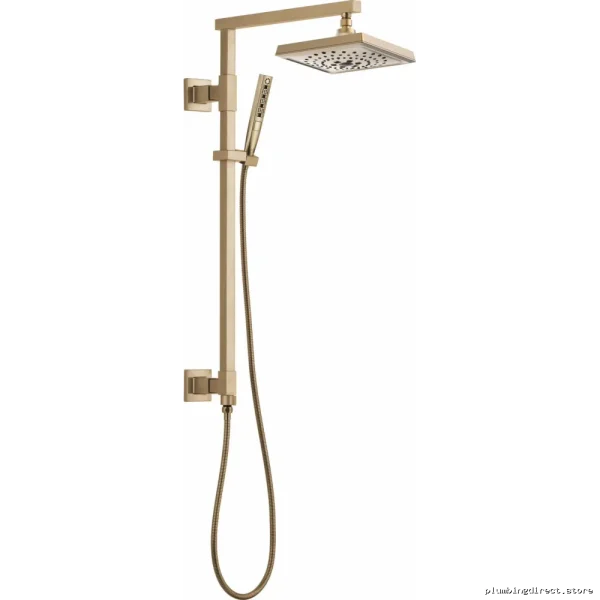 Champagne Bronze Square Shower Kit DF-CKIT28-SCZ Delta
