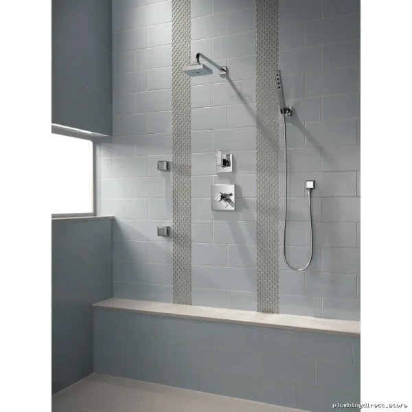 Champagne Bronze 16-Inch Wall-Mounted Shower Arm - Delta Design RP46870CZ - Image 2