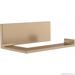 Elegant Vero Wall Mount Toilet Paper Holder in Champagne Bronze Finish