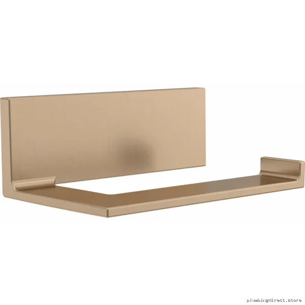 Elegant Vero Wall Mount Toilet Paper Holder in Champagne Bronze Finish