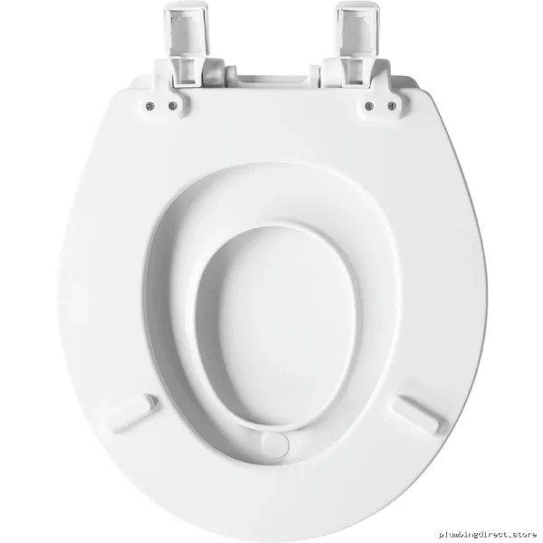 Child & Adult Round Front Toilet Seat - White NextStep2 485E4 000 Bemis - Image 2