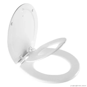 Child & Adult Round Front Toilet Seat - White NextStep2 485E4 000 Bemis