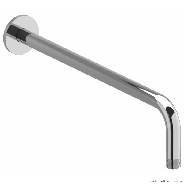 Chrome 16-Inch Wall-Mount Shower Arm with Round Plate - RIOBEL 503C