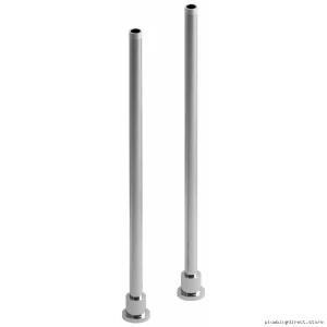 Chrome 26-Inch Floor Mounted Riser Pair for Shower by RIOBEL TU26C