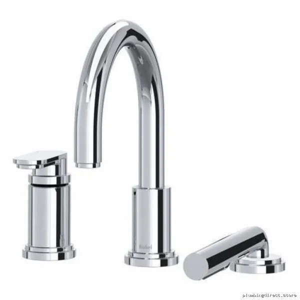 Chrome 3-Hole Deck Mount Tub Filler Trim for Bathtub Faucets - Arca TAA16C RIOBEL