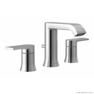 Widespread Chrome Bathroom Faucet Trim - Moen T6708 Genta LX