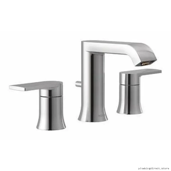 Widespread Chrome Bathroom Faucet Trim - Moen T6708 Genta LX