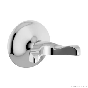 Chrome Bathroom Robe Hook with Towel Rack - Symmons 663RH