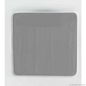 Chrome Bathroom Sink Push Drain, Square Flat Cap, No Overflow - Kalia AC1326-110