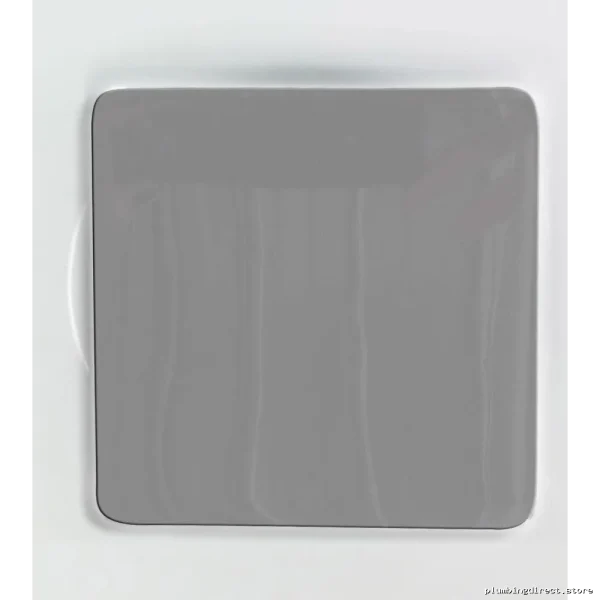 Chrome Bathroom Sink Push Drain, Square Flat Cap, No Overflow - Kalia AC1326-110