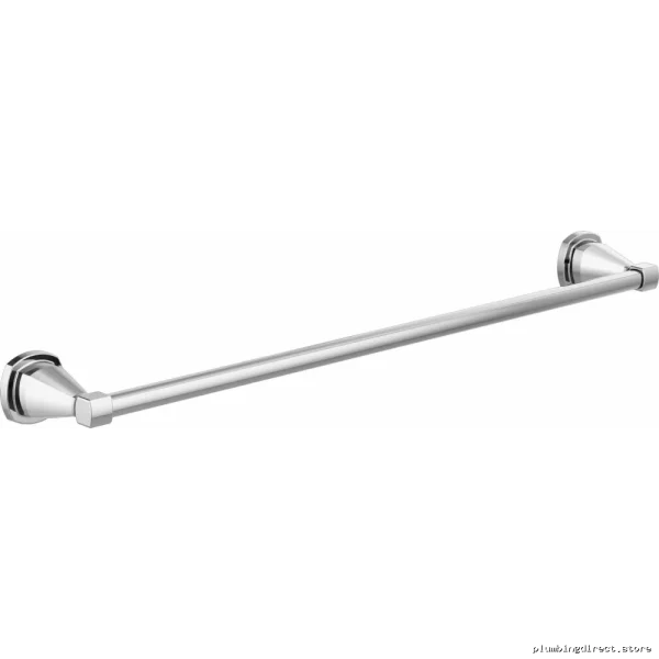 Chrome Bathroom Towel Bar Stryke 24-Inch 77624 Delta