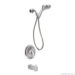 Chrome Chateau Tub & Shower Trim with Moen Posi-Temp Technology