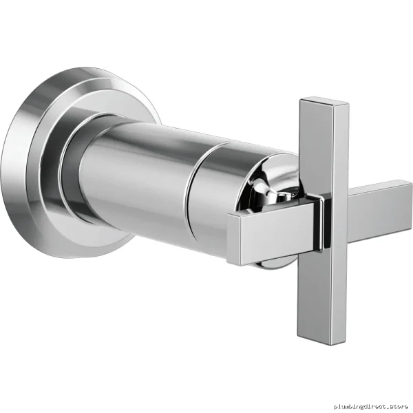 Chrome Cross Handle Volume Control Shower Trim - Levoir Sensori T66698-PC Brizo
