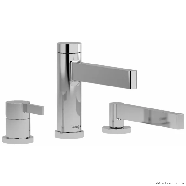 Paradox Chrome Deck Mount Tub Filler with Hand Shower