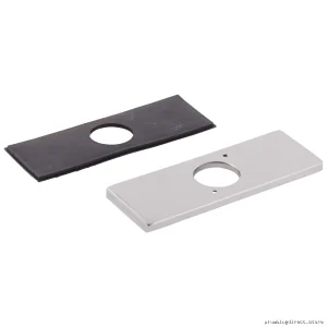 Chrome Delta Three Hole Bathroom Faucet Escutcheon & Gasket Set
