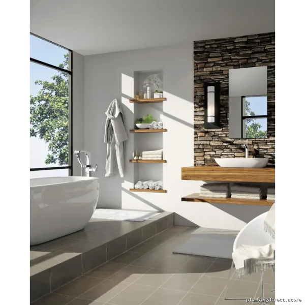 Modern Chrome Double Hook Delta Tesla Bathroom Accessory