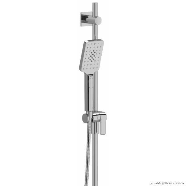 Chrome Dual Function Handshower with 36-Inch Slide Bar - RIOBEL 4825C