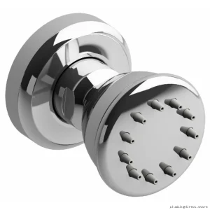 Chrome Finish Round Body Spray - Multi-Purpose Professional 337C RIOBEL
