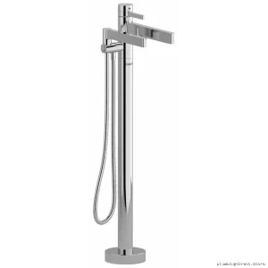 Chrome Floor-Mounted Single-Hole Tub Fill Valve Trim Kit - RioBel