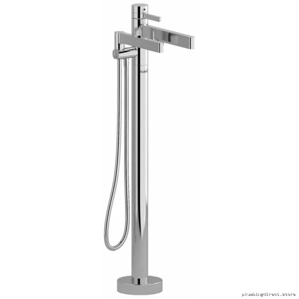 Chrome Floor-Mounted Single-Hole Tub Fill Valve Trim Kit - RioBel