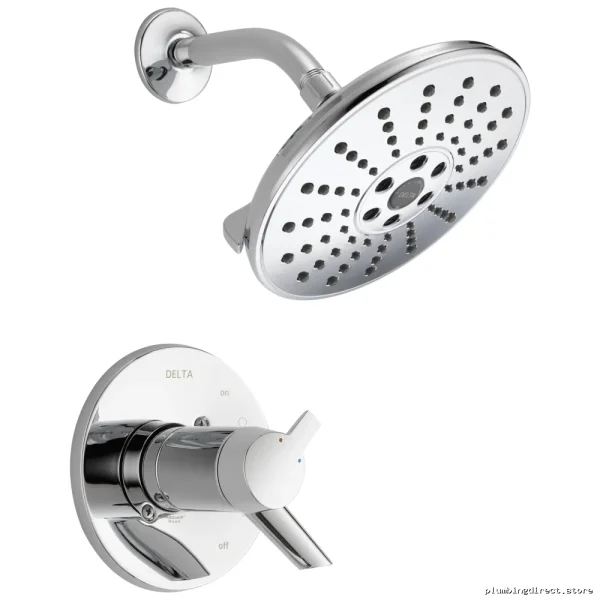 Chrome H2Okinetic TempAssure 17T Series Shower Trim with Easy Temperature Control - T17T261 Delta