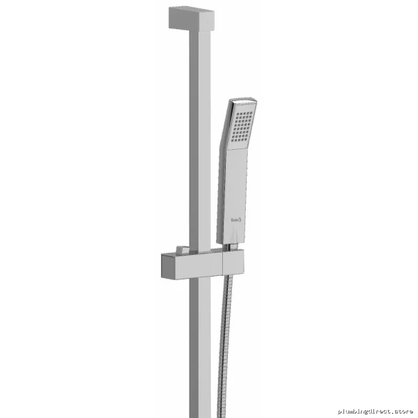 Chrome Hand Shower with Wall-Mounted Bar - Riobel Pro Series P4004C