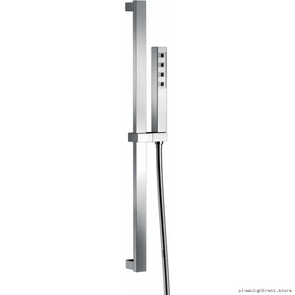 Ara H2Okinetic Chrome Hand Shower with Slide Bar & Lumicoat Finish - Image 2