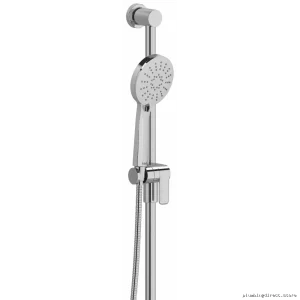 3-Spray Chrome Handheld Shower with Adjustable Slide Rail 1.8 GPM