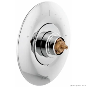 Chrome Handleless Thermostat Shower Trim - Odin Sensori Collection