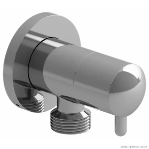 Chrome Handshower Outlet with Shutoff Valve - RIOBEL 780C Model