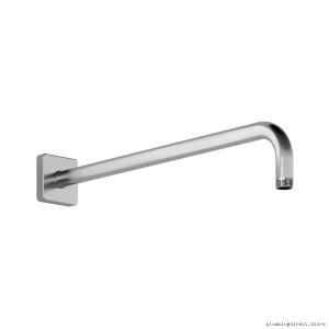 Chrome Heavy-Duty Right-Angle Wall Bracket with Square Base & Precision Fit