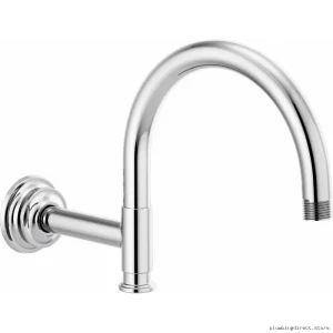 Chrome High-Arc Shower Arm & Flange Kit – ¹²⅛in Universal Fit