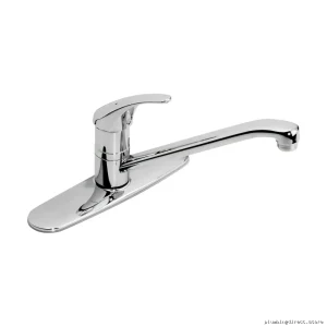 Symmons S-23 Chrome Kitchen Faucet - Single Handle Pull-Down Spray