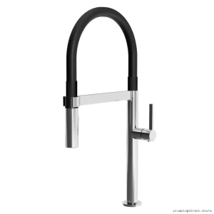 Chrome Finish PVC Pull-Out Sprayer for Kitchen Sink | Exki Diver KF Series