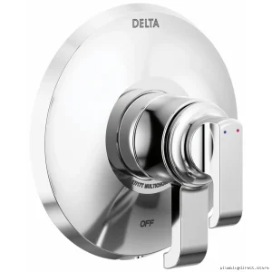Delta T17089-PR Tetra 17 Series Chrome Valve Trim with Lumicoat Finish