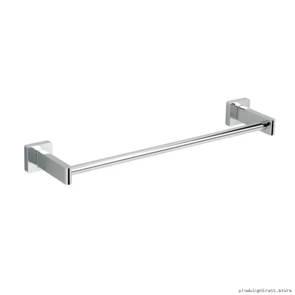Chrome Modern Square 24-Inch Towel Bar - American Standard CS Series