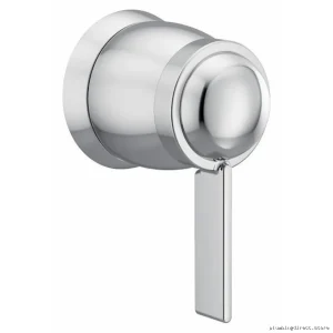 Chrome Moen Faucet Trim w/Exact Temp & Adjustable Flow for Model #T46