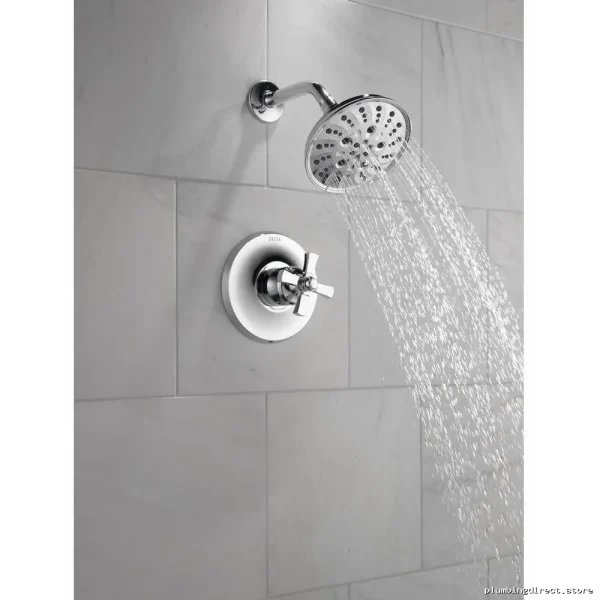 Chrome No-Handle Shower Trim Kit | Dorval Monitor Fourteen Series - Image 2
