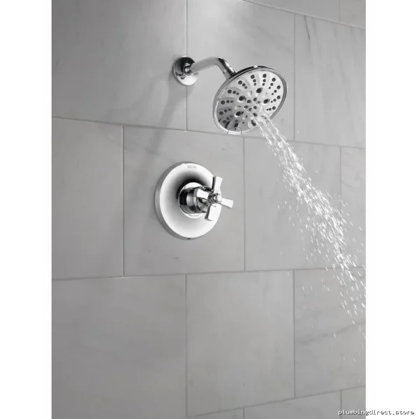 Chrome No-Handle Shower Trim Kit | Dorval Monitor Fourteen Series - Image 3