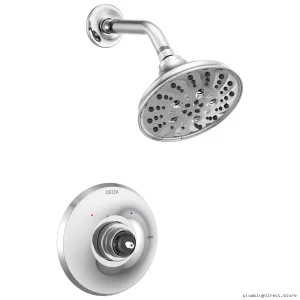 Chrome No-Handle Shower Trim Kit | Dorval Monitor Fourteen Series
