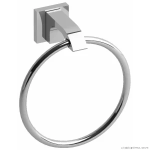 Chrome Plated Towel Ring - Zendo ZO7C Modern Bathroom Accessory