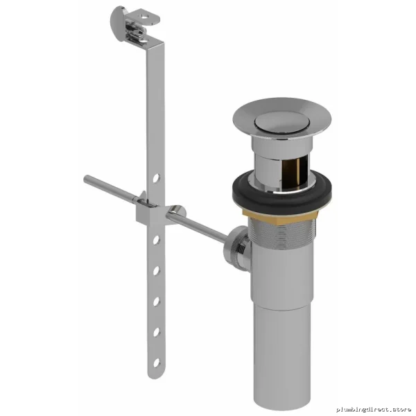Chrome Pop-Up Bath Drain with Overflow - RIOBEL P170C Model