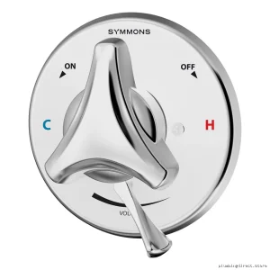 Chrome Pressure-Balanced Showerset with Adjustable Lever Valves