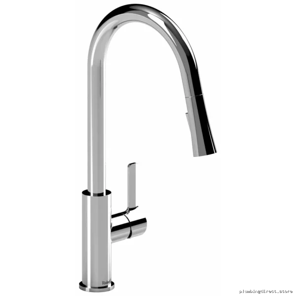 Chrome Pull-Down Kitchen Faucet with Spray - Riobel Pro PO101C