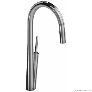 Modern Chrome Kitchen Faucet with Pull-Down Spray - Solstice SC101C