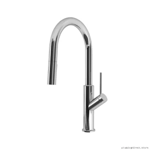 Chrome Pull-Down Kitchen Faucet with Spray - Karismatik KF1813