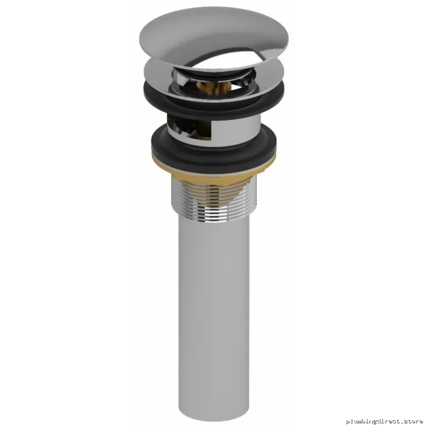 Chrome Push-Open Drain with Overflow System by RIOBEL DB170C